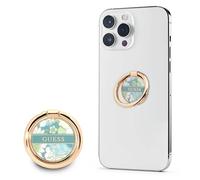 Supporto per anello Guess con fiore verde per telefono