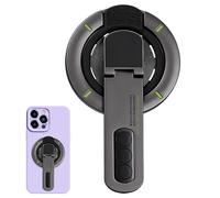 Supporto per anello magnetico, con base rotante, supporto per telefono da tavolo con rotazione completa, versatili di per dispositivi mobili per una visualizzazione sicura,