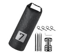Supporto per anteriore della bicicletta, borsa da carico per bicicletta, impermeabile, portatile, impermeabile, borsa da carico compatta, per tutte le condizioni atmosferiche
