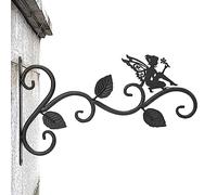 Supporto per appendere la casa degli uccelli - gancio da parete esterno | gancio da parete decorativo | montaggio in metallo pesante per mangiatoie per uccelli, gancio da parete resistente all'int