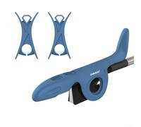 Supporto per archetto per violino in silicone con guida regolabile per le dita, per studenti principianti che imparano la postura e la tecnica corrette, colore bianco (blu)