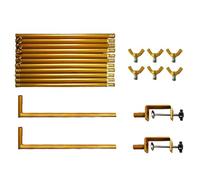 Supporto per arco da tavolo, oro sopra il serpente da tavolo con morsetti, supporto per backdrop, asta decorativa, feste, tablowware, Tablet Banner - Display per Halloween - Natale - Elementant