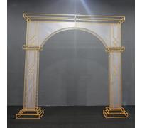 Supporto per arco nuziale da 2,7 m per cerimonie, compleanni, anniversari ed eventi, decorazione per composizioni floreali da sposa e decorazioni per feste