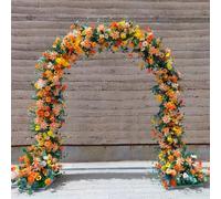 Supporto per arco nuziale in metallo, sfondo rustico da esterno per pergolato da giardino, traliccio per pergola, ideale per piante rampicanti, decorazioni a palloncino di fiori, perfetto per