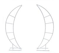 Supporto per arco nuziale, kit tubo telescopico per sfondo, kit per arco floreale e vegetale, baldacchino in metallo per decorazione di nozze, cornice regolabile per cerimonia nuziale