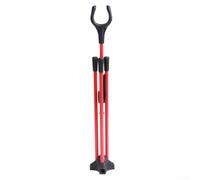 Supporto per arco pieghevole in fibra di vetro, compatibile con arco ricurvo, arco lungo, arco da caccia, arco tradizionale e arco dritto, leggero, 135 g, gancio portatile (rosso)