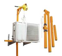 Supporto per argano autobloccante pneumatico e manuale - Strumento di sollevamento portatile e facile da installare per un supporto sicuro e una comoda installazione, perfetto per Worhop e gas