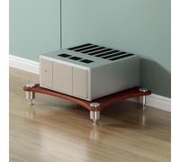 Supporto per armadio stereo multimediale a 1/2/3/4 ripiani AV media stand, supporto per console in legno, supporto per giradischi, torre hi-fi, scaffali per intrattenimento, stereo Rec (dimensioni: 60