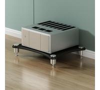 Supporto per armadio stereo multimediale a 1/2/3/4 ripiani AV media supporto angolare, supporto per console in legno, supporto per giradischi, torre hi-fi, scaffali per intrattenimento, stereo Rec