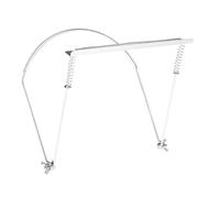 Supporto per armonica, regolabile, professionale, colore argento, per 24 fori