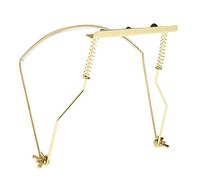 Supporto per armonica, regolabile, professionale, per 10 fori, colore oro