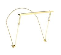 Supporto per armonica, regolabile, professionale, per 24 fori, colore oro