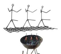 Supporto per arrostire per hot dog - Cestino per salsicce unico a forma di uomo, supporto per forchetta da grigliare portatile e robusto, gadget da esterno facile da riporre | Regalo per gli
