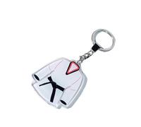 Supporto per arti marziali culturali con vestito da karate e taekwondo, accessorio compatto per zaino per l'organizzazione quotidiana di arti marziali, portachiavi in acrilico