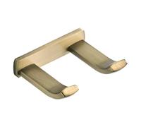 Supporto per asciugacapelli, ottone anticato, materiale in ottone bronzo, facile da parete, supporto per asciugacapelli, oro antico