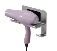 Supporto per Asciugacapelli | Rastrelliera adesiva per phon e piastre - Supporto autoadesivo per asciugacapelli - per Appartamento, , Porta del Bagno, Dormitorio, Palestra, Casa, Hotel, Spogliatoio e
