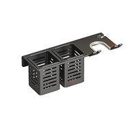 Supporto per asciugacapelli, supporto per asciugacapelli montato a parete, organizzatore di strumenti per capelli, cesto per strumenti per lo styling dei capelli per il bagno e la camera da letto