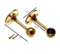 Supporto Per Asciugamani 2 X Estremità E 1 X Centro 19Mm EB E Viti