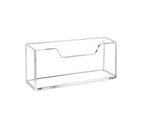 Supporto per asciugamani da tavolo trasparente con base antiscivolo per uso domestico e ristorante, trasparente, portatovaglioli da tavolo stabile