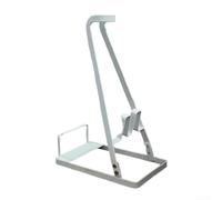 Supporto per aspirapolvere, per Eureka, Dreametech, staffa in metallo per aspirapolvere portatile con base più grande, supporto in acciaio resistente nero (bianco standard)