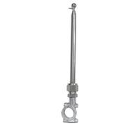 Supporto per asta della bandiera per moto, asta telescopica per manubrio, accessorio per pilota dal design elegante, supporto per bandiera portatile per pendolari urbani, stabile per avventura