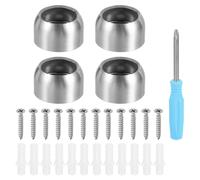 Supporto per asta dell'armadio, staffa flangia sferica da 0,91" di diametro