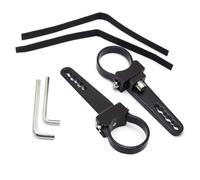 Supporto per asta di luce, LED Light Roll Cage Hold 2 parti in alluminio, morsetto regolabile per tubi ad alte prestazioni, accessorio per barre LED Light Bar