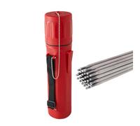 Supporto per asta di saldatura, contenitore portatile con capacità di 4,5 kg, tubo di stoccaggio per asta di saldatura, robusto supporto per elettrodi per fabbricanti, metalmeccanici, tecnici di