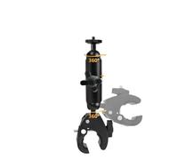 Supporto per asta per scala camper con morsetto ad angolo regolabile compatibile con Starlink per portapacchi per barche RVS