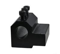Supporto per asta per trapano SBHA12/16-20-65L, boccola degli attrezzi per tornio CNC, mandrino ausiliario in acciaio al carbonio con funzione di centraggio per scalpello e trapano, nero (per SBHA12