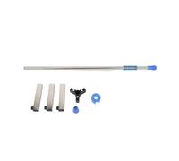 Supporto per asta portaflebo Supporto per sacca portaflebo Supporto portaflebo regolabile in acciaio inossidabile con 2 ganci Altezza regolabile per strutture ospedaliere per