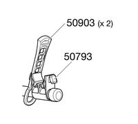 Supporto per Attacco al Telaio Thule per Portabici HANGON XPRESS CLIPON 50793 TU