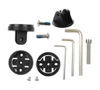 Supporto per attacco manubrio bici M6 L30 mm Top Cap Holder robusto lega di alluminio per compatibilità Garmin