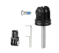 Supporto per attacco superiore della fotocamera per bicicletta, vite in lega di alluminio M6 x P1 x L32 mm per Garmin e Action Camere, kit di supporto sicuro per computer da ciclismo (kit B)