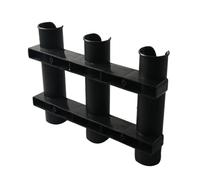 Supporto per attrezzatura da pesca in plastica resistente per la pesca da Design ergonomico Staffa supporto Installazione semplice Montaggio asta