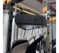 Supporto per Attrezzi Da Palestra con Ganci a Parete per Sollevamento