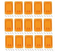 Supporto per attrezzi da parete per trapani senza fili da 12 V e 20 V, in plastica ABS, per l'organizzazione dell'officina, con viti (15 pezzi)