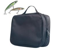 Supporto per attrezzi da pesca | Con cerniera Tasche portaoggetti impermeabili con capacità - Borsa organizer per attrezzi da pesca, per guida di corde di perforazione d'acqua dolce