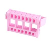 Supporto per attrezzi per unghie, design multi-foro, per manicure, compatto e facile da pulire