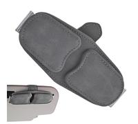 Supporto per auto - 12,5x7,3x3,8 Cm Occhiali Da Sole Per Auto | Elegante Clip Da Gancio Compatta Su Organizzazione Gadget | Protezione Di Sicurezza Per Lo Specchio Del Parabrezza, grigio, Se référer