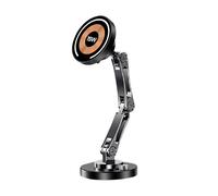 Supporto per auto con caricabatterie rapido wireless magnetico adesivo girevole