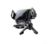 Supporto per auto con funzione di ricarica Qi da 15 W e ricarica rapida USB-C da 66 W, supporto universale per auto con rilevamento automatico, design compatto per una guida sicura a mani libere