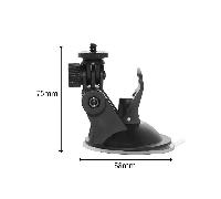 Supporto per Auto Con Ventosa per Fotocamera Con Adattatore per Treppiede E Supp