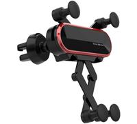 Supporto per auto Gravity per smartphone da 4 a 6 pollici, attacco per bocchetta di ventilazione, bracci con bloccaggio automatico per l'utilizzo con