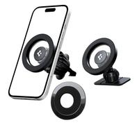 Supporto per auto Spigen MFT13 2 in 1 MagSafe, nero