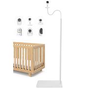 Supporto per baby monitor, 175 cm, altezza regolabile, compatibile con Nanit, Owlet, Infant Optics DXR-8 Pro, VTech, Vava, Eufy & Allen Baby Camera con filettatura da 1/4"