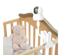 Supporto per Baby Monitor Compatibile con HelloBaby HB65, HB6550, HB6558, HB66, HB248, Clip Regolabile per Lettino e Muro per Baby Monitor, Nessun Strumento Richiesto