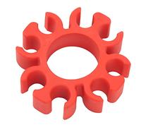 Supporto per bacchetta Clip Supporto per bacchetta in silicone Facile da aprire Stabile Riutilizzabile Buona elasticità Installazione scorrevole per performance sul palco (Rosso)