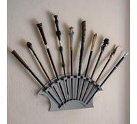Supporto per bacchetta magica in legno, supporto da parete per fino a 10 bacchette, supporto per bacchetta magica per organizzare e conservare bacchette magiche, bacchetta magica per decorare pareti