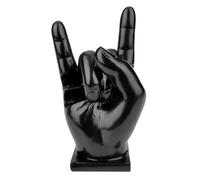 Supporto Per Bacchette Per Batteria Rock Supporto Per Bacchette Con Batteria A Forma Di Mano Resine Supporto Per Batteria Bacchette Per Decorazione Accessori Per Bacchette,Nero